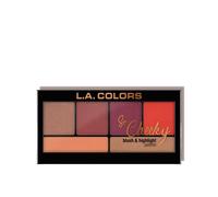 L.A. Colors So Cheeky Paleta de Colorete e Iluminador Hot & Spicy