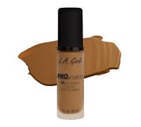 L.A. Girl - Base de Maquillaje PRO Matte | Minimiza Poros y Líneas Finas | Fórmula sin Parabenos con Vitamina E y B5 | Acabado Suave y Sedoso, Cappuccino, 30 ml