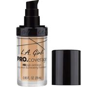 L.A. Girl Base de maquillaje iluminadora PRO Coverage HD Long Wear 28mL Natural