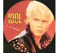 L.A. WOMAN 12" SINGLE UK CHRYSALIS 1990 3 TRACK LP VERSION PIC DISC B/W LICENSE TO THRILL & LOVECHILD (IDOLXP15)