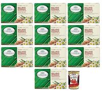 L' Angelica Tisana Sollievo Stomaco, un remedio para la acidez estomacal, té de hierbas con una mezcla de regaliz y manzanilla, paquete de 20 filtros + lata italiana gourmet Polpa di Pomodoro de 400 g