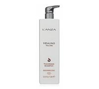L’ANZA Healing Volume Thickening Champú de Pelo Restaurador para Volumen y Grosor de Cabellos Finos con Queratina y Extracto de Bambú con Efecto Abrillantador, 1 L