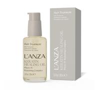 L’ANZA Keratin Healing Oil Aceite de Tratamiento Reparador del Pelo y el Cuero Cabelludo Dañado por la Sequedad con Queratina, Complejo Phyto IV, y Triple Protección UV, 100 ml