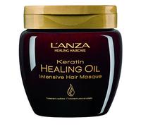 L’ANZA Keratin healing Oil Máscara de Pelo Reparadora y Nutritiva para Cabello Dañado con Efecto Brillo y Belleza, sin Sulfatos, sin Parabenos, sin Gluten, 200 ml