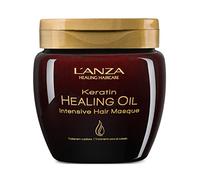 L’ANZA Keratin healing Oil Máscara de Pelo Reparadora y Nutritiva para Cabello Dañado con Efecto Brillo y Belleza, sin Sulfatos, sin Parabenos, sin Gluten, 200 ml