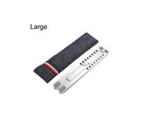 (L-Argento) Supporto universale antiscivolo per laptop da ufficio da 11-17 pollici, supporto di raffreddamento