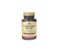L-arginina 500 mg, 50 cápsulas vegetales Solgar
