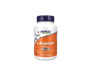 L-Arginina 700 mg 180 cápsulas vegetales Now Foods