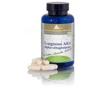 L-arginina AKG según el Dr. medicina Michalzik - 120 cápsulas - por recomendación diaria 4 cápsulas 2500 mg - por cápsula 625 mg L-arginina alfa-cetoglutarato - sin aditivos - de BIOTIKON®