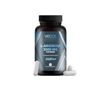 L-Arginina Pura 3000 mg | Aumento de la Masa Muscular | Incrementa la Fuerza y Vigor del Músculo | 160 Cápsula | Apto para Veganos