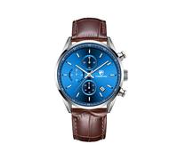 (L Azul Plateado) Nuevos Relojes para Hombre de Primeras Marcas de Lujo de Moda de Negocios Reloj de