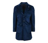 L.B.M. 1911 - Cappotto in velluto a coste - Coats - Hombre - Azul - XL -