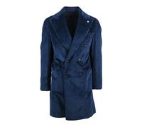 L.B.M. 1911 - Cappotto in velluto - Coats - Hombre - Azul - M -