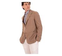 L.B.M. 1911 - Chaqueta de Lino Marrón Costuras AMF - Jackets - Hombre - Marrón - M -