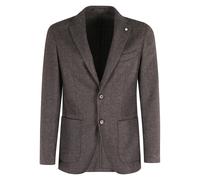 L.B.M. 1911 - Chaqueta de mezcla de lana marrón oscuro - Jackets - Hombre - Marrón - 2XL -
