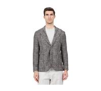 L.B.M. 1911 - Giacca monopetto con rever a lancia in tessuto di jersey misto lana - Jackets - Hombre - Gris - XL -