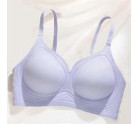 (L, Blue) Breathable Invisible Bras Fashion Lingerie for Ladies The New Plus Size Bras Lingerie Sexy Woman Push Up Bra for Women Underwear