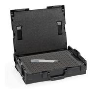 L-BOXX Sortimo L-Boxx 102 Set de maletín de herramientas • Blackline Negro con cierres Antracita • equipado con L BOXX 102 Caja de organización, sistema de organización de insertos de corte y