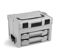 L-BOXX Sortimo LS-BOXX 306 - Maletín de herramientas (incluye 2 herramientas i-BOXX vacías), color gris