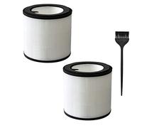 L/c 2 piezas para Philips 800 Series NanoProtect HEPA filtro purificador de aire de repuesto FY0194 / 30 - compatible con AC0820 / 30, 1 cepillo de limpieza