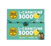 L-Carnitina 3000 Gold Nutrition 20 Unidosis x 10ml| Ayuda al cuerpo a producir Energía, y mejorar el Rendimiento Deportivo | sin lactosa, sin Gluten
