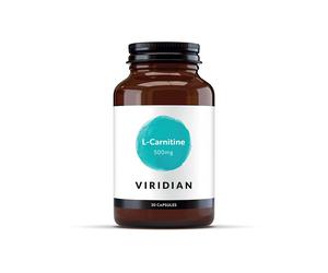 L-Carnitina 500mg 30 Cápsulas Viridian
