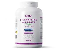 L-Carnitina L-Tartrato Carnipure de HSN | 240 Cápsulas Vegetales | 3000 mg por Dosis Diaria de Carnitina de Máxima Absorción y Eficacia | Alta Pureza y Calidad | No-GMO, Vegano, Sin Gluten