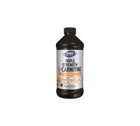 L-Carnitina, líquido de triple potencia, 473 ml, sabor cítrico Now Foods