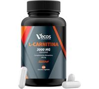 L-Carnitina Pura 3000 mg | Mejora la Energía, Resistencia, el Rendimiento Deportivo y la Metabolización Eficiente de las Grasas | Quemagrasas | 160 Cápsulas Vegetales