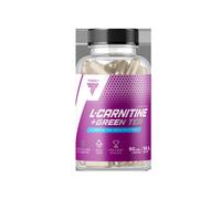 L-Carnitine + Green Tea 90 Cápsulas | L-Carnitina con Extracto de Té Verde | Trec Nutrition