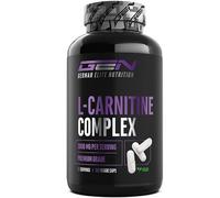L-Carnitine Triple Complex - 3000 mg por ración diaria - Alta dosis y vegano - Fórmula premium con acetil-, tartrato y fumarato de L-carnitina - 120 cápsulas