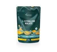 L-Citrulina Malato en Polvo | 6800 mg Dosis Diaria | Materia Prima AMINOFERMENT 2:1 | Probado en Laboratorio Alemán | 500 g de Polvo Para Hasta 3 Meses | Vegano y Sin Aditivos | Vegavero