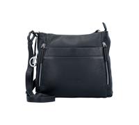 L.Credi Sabrina Bolso de hombro de cuero 26 cm schwarz (375-4206-sz)