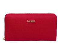 L.CREDI monedero Poema Zip Around Wallet Red