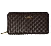 L.Credi Monedero Radka Zip Around Wallet Chocolate marrón Oscuro