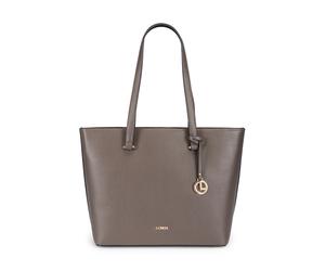 L.CREDI Sarine Bolsa de compras 42 cm gris