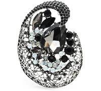 L Crystal Flower Brooches Women Banquet Party Brooch Pins for Dress Coat Gifts brooches for Women