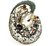 L Crystal Flower Brooches Women Banquet Party Brooch Pins for Dress Coat Gifts brooches for Women