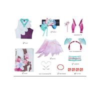 (L) Disfraz de Cosplay de Onmyoji Hatsune Miku, traje de Cosplay, vestido de poliéster para mujer, juegos
