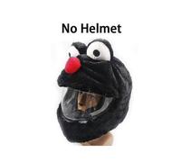 (L,Elmo black)Motorcycle Helmet Hat Christmas Cap Gift Cover Motorbike Funny Heeds Crazy Case Crash For Outdoor Personalized Full Helmets
