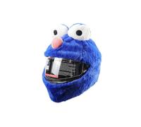 (L,Elmo blue)Motorcycle Helmet Hat Christmas Cap Gift Cover Motorbike Funny Heeds Crazy Case Crash For Outdoor Personalized Full Helmets