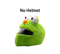 (L,Elmo green)Motorcycle Helmet Hat Christmas Cap Gift Cover Motorbike Funny Heeds Crazy Case Crash For Outdoor Personalized Full Helmets