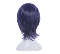 L-Email Wig Game Persona 5 Cosplay Pelucas Ann Takamaki Makoto Niijima Futaba Sakura Ren Amamiya Pelo Sintético Perucas Peluca De Cosplay 30Cm Morado