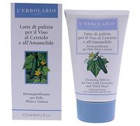 L 'erbolario Hamamelis y leche limpiadora de pepinos, 1er Pack (1 x 125 ml)