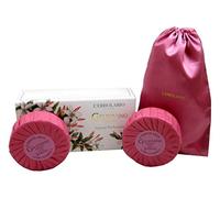 L 'erbolario Indian Edición limitada de jazmín perfumado jabón con bolsa de saten, 100 g, 2 unidades