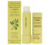 L'Erbolario Bálsamo protector labial – aceitunas y aceite de árbol de té – 4,5 ml