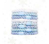 L. Erickson grab & go cola de caballo titulares, el caribe, conjunto de ocho - excepcionalmente seguro con suave hold