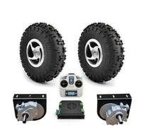 L-faster Rueda 2WD de 10 Pulgadas 24V 500W 700W Kit de Motor de Cepillo de neumático agrícola para Bicicleta de Corte de césped (ESC Big Kit O, 24V350W MAX Speed 4kph)
