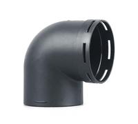 L-förmiger Luftrohr-Kniestück-Auslassverbinder - Winkelkanalverbinder | 60/75 mm L-förm. Luf.trohr-Knies.tück-Auslassv.erbinder | Ideal für Eberspächer -Standheizungszubehör