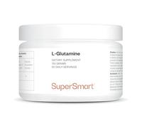 L-Glutamina 150 g - Ayuda a la Recuperación Deportiva - Contribuye a la Síntesis de Proteínas y la Regeneración de Masa Muscular - Calidad Superior y Controlada - Vegano - SuperSmart